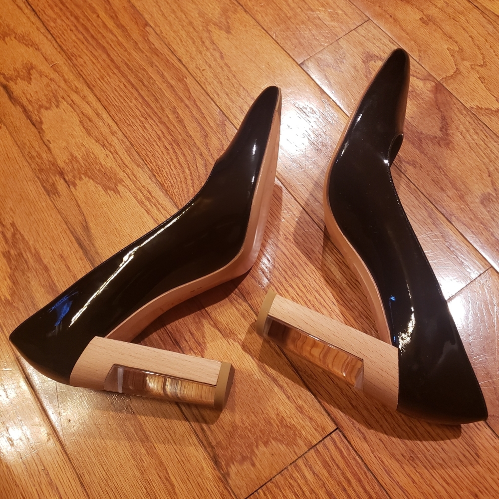 Stuart Weitzman patent leather heels